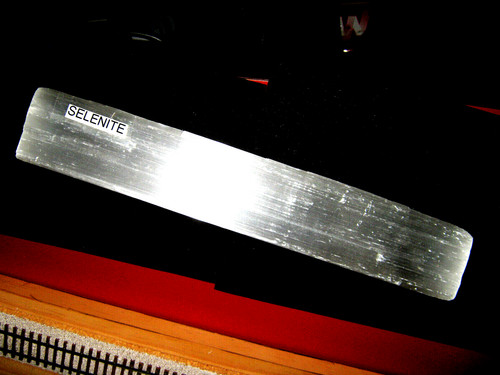 Huge selenite natural ice - natural,